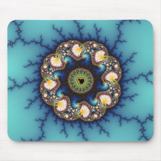 Whirlpool - Fractal Mousepad Muismat (Voorkant)