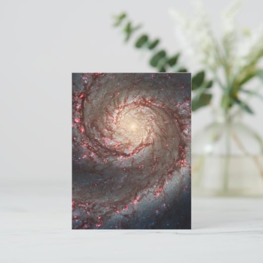 Whirlpool Galaxy Briefkaart (Staand voorkant)