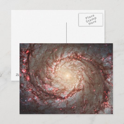 Whirlpool Galaxy Briefkaart (Voorkant / Achterkant)