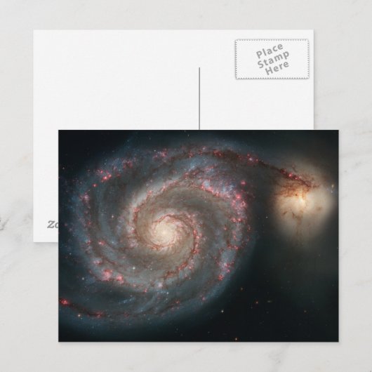 Whirlpool Galaxy Briefkaart (Voorkant / Achterkant)