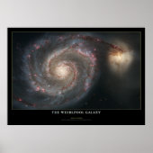 Whirlpool Galaxy Colossal Astronomy Poster (Voorkant)
