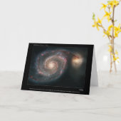 Whirlpool Galaxy-M51-2005-12a Kaart (Gele Bloem)