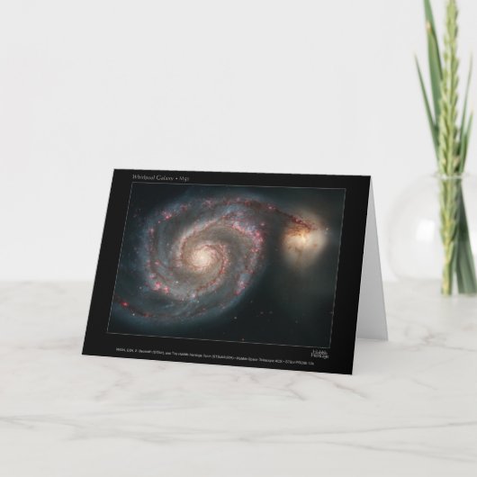 Whirlpool Galaxy-M51-2005-12a Kaart (Voorkant)