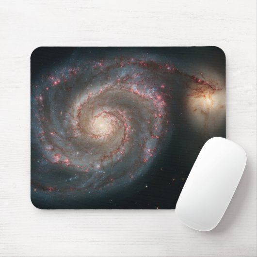 Whirlpool Galaxy Muismat (Met muis)