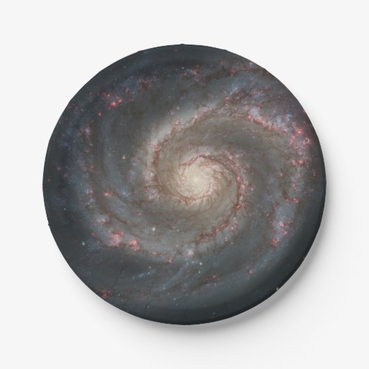 Whirlpool Galaxy Papieren Bordje (Voorkant)