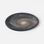 Whirlpool Galaxy Papieren Bordje (Gekanteld)