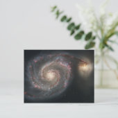 Whirlpool Galaxy (Space) (universum) (Messier 51A) Briefkaart (Staand voorkant)