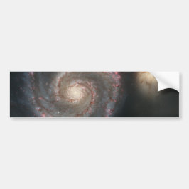 Whirlpool Galaxy (Space) (universum) (Messier 51A) Bumpersticker