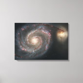 Whirlpool Galaxy (Space) (universum) (Messier 51A) Canvas Afdruk (Voorkant)