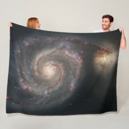 Whirlpool Galaxy (Space) (universum) (Messier 51A) Fleece Deken