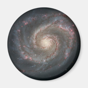 Whirlpool Galaxy (Space) (universum) (Messier 51A) Magneet