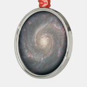 Whirlpool Galaxy (Space) (universum) (Messier 51A) Metalen Ornament (Links)