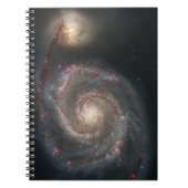 Whirlpool Galaxy (Space) (universum) (Messier 51A) Notitieboek (Voorkant)