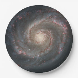Whirlpool Galaxy (Space) (universum) (Messier 51A) Papieren Bordje