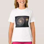 Whirlpool Galaxy (Space) (universum) (Messier 51A) T-shirt (Voorkant)