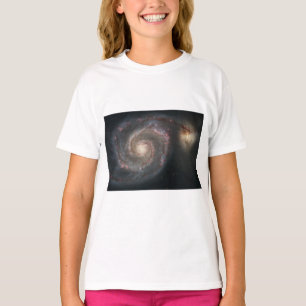 Whirlpool Galaxy (Space) (universum) (Messier 51A) T-shirt