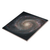 Whirlpool Galaxy (Space) (universum) (Messier 51A) Tegeltje (Zijkant)