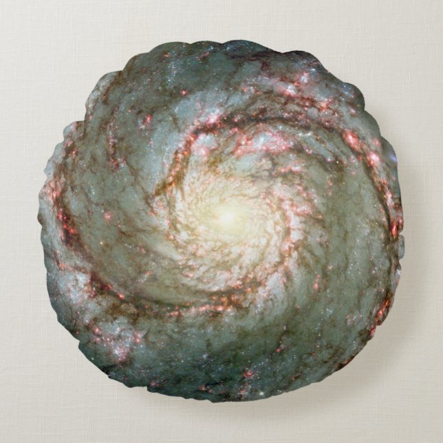 Whirlpool Gallaxy Rond Kussen (Voorkant)