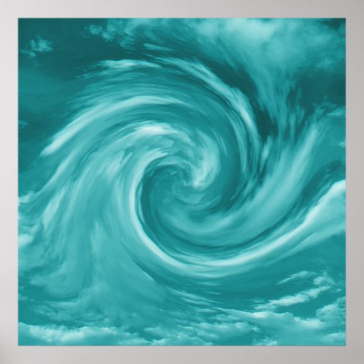 Whirlpool in het Zee.... Poster (Voorkant)