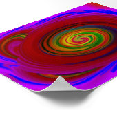 Whirlpool van blauw poster (Hoek)