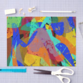 Whirlpool van kleur tissuepapier (Craft)