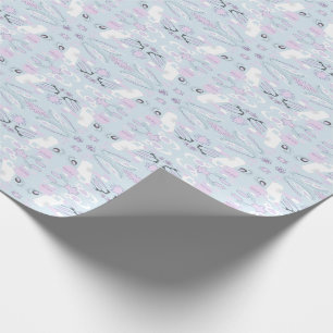 Whirlpool Weer Blauw Paarse Cadeaupapier
