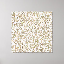 Whirls of Wonder: Spiralen van verfijning Canvas Afdruk