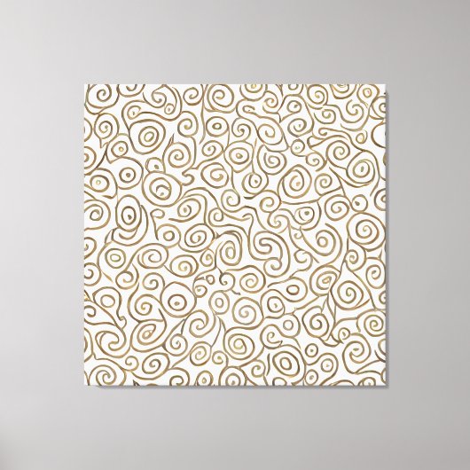 Whirls of Wonder: Spiralen van verfijning Canvas Afdruk (Voorkant)