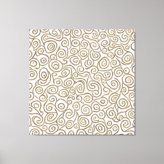 Whirls of Wonder: Spiralen van verfijning Canvas Afdruk (Voorkant)