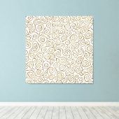 Whirls of Wonder: Spiralen van verfijning Canvas Afdruk (Insitu (Houten vloer))