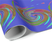 Whirlwind Blue Cadeaupapier (Rol Hoek)