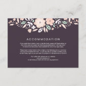 Whirlwind Floral Wedding Direction Informatiekaartje (Voorkant)