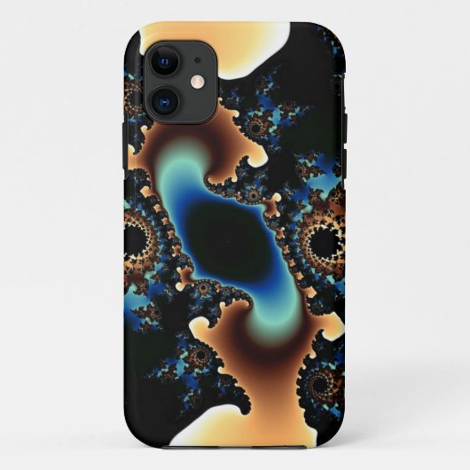 Whirlwind fractal iphone case (Achterkant)