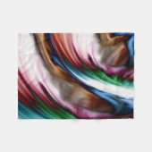 Whirlwind Rainbow Golden Snow Fleece Deken (Voorkant (Horizontaal))