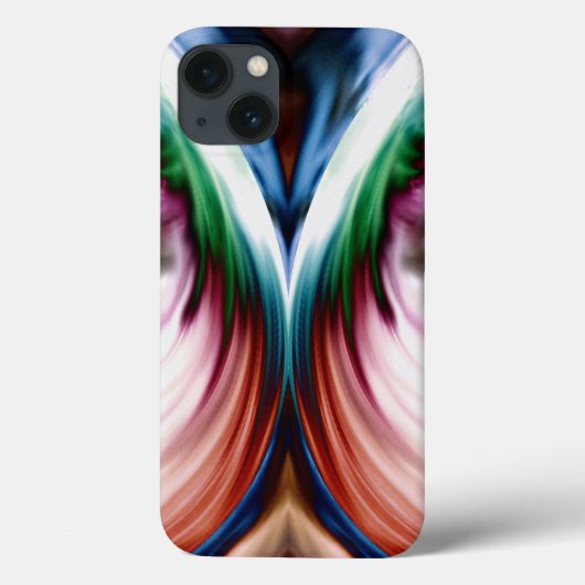 Whirlwind Rainbow Golden Snow Mirror Case-Mate iPhone Case (Achterkant)