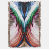 Whirlwind Rainbow Golden Snow Mirror Deken (Voorkant Verticaal)