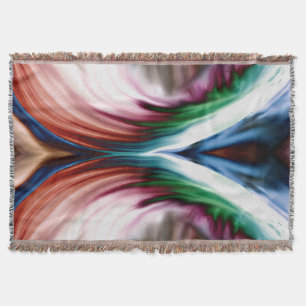 Whirlwind Rainbow Golden Snow Mirror Deken