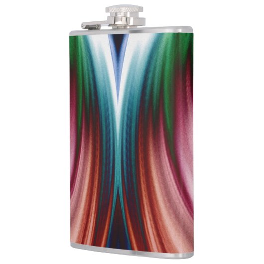 Whirlwind Rainbow Golden Snow Mirror Heupfles (Links)