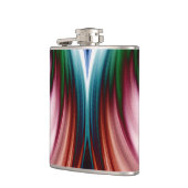 Whirlwind Rainbow Golden Snow Mirror Heupfles (Links)