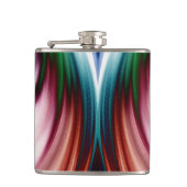 Whirlwind Rainbow Golden Snow Mirror Heupfles (Voorkant)