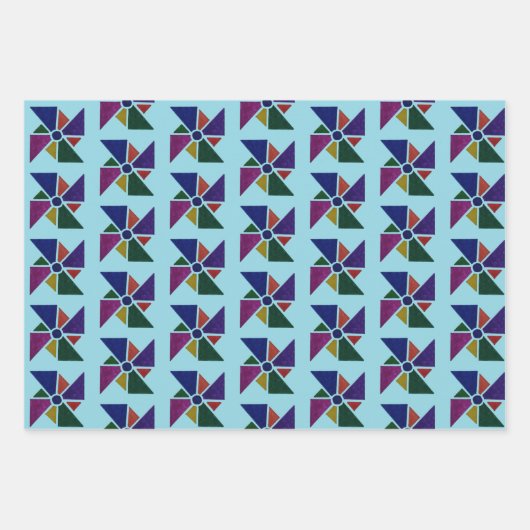 Whirly Fan Gift Wrap Inpakpapier Vel (Voorkant 3)