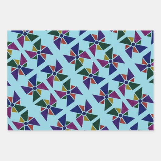 Whirly Fan Gift Wrap Inpakpapier Vel (Voorkant 2)