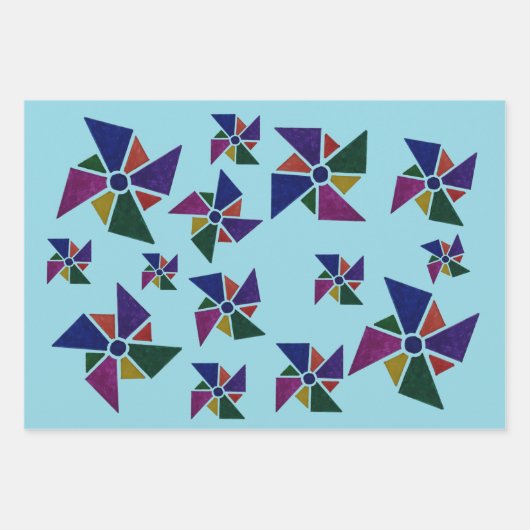 Whirly Fan Gift Wrap Inpakpapier Vel (Voorkant)