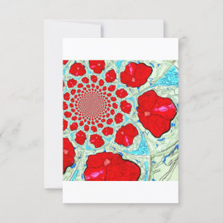 "Whirly Poppies" Bedankkaart