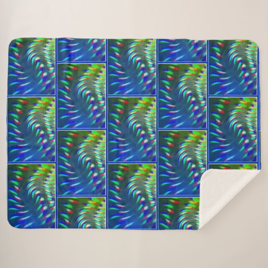 Whirly Sherpa Blanket Sherpa Deken (Voorkant (horizontaal))