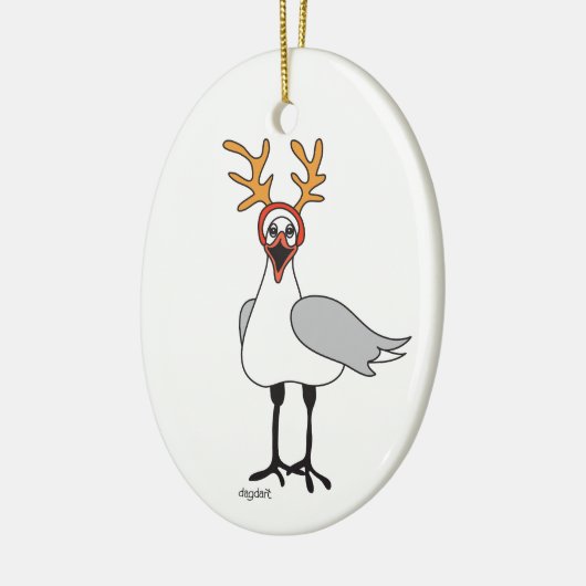 Whisical Holiday Seagull Ornament (Links)