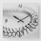 Whisk Acrylo Keuken Vierkante Klok (Voorkant)