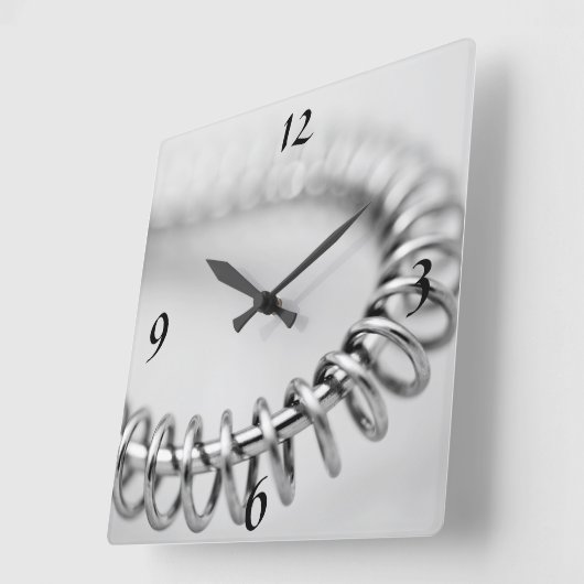 Whisk Acrylo Keuken Vierkante Klok (Hoek)