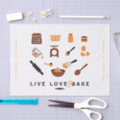 Whisk & Bake Delight: Keuken Bakken Essentials Tissuepapier (Craft)