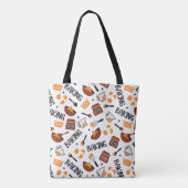 Whisk & Bake Delight: Keuken Bakken Essentials Tote Bag (Achterkant)